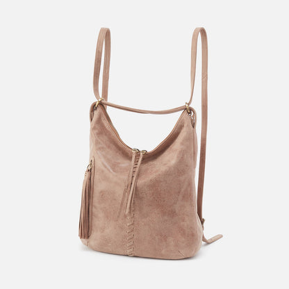 HOBO Merrin Convertible Backpack In Buffed Leather - Hazel