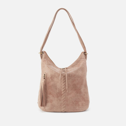 HOBO Merrin Convertible Backpack In Buffed Leather - Hazel