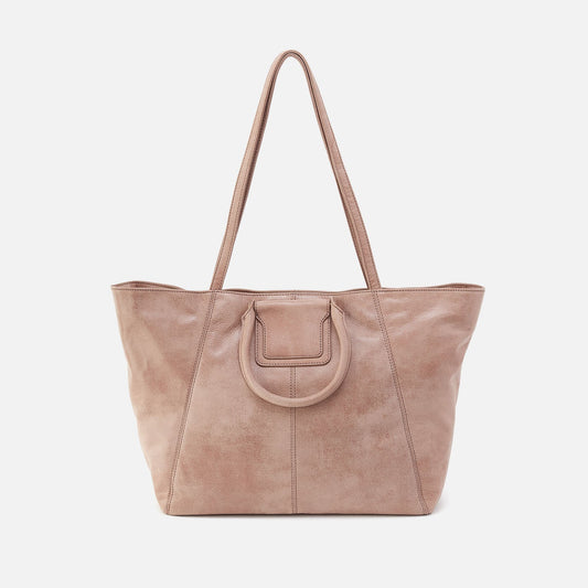 HOBO Sheila East-West Tote In Buffed Leather - Hazel