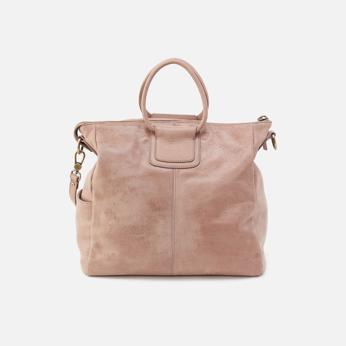 HOBO Sheila Large Satchel In Buffed Leather - Hazel