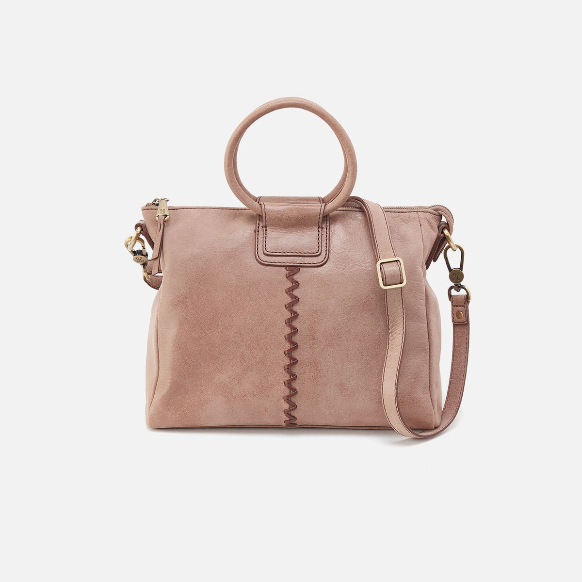 HOBO Sheila Medium Satchel In Buffed Leather - Hazel