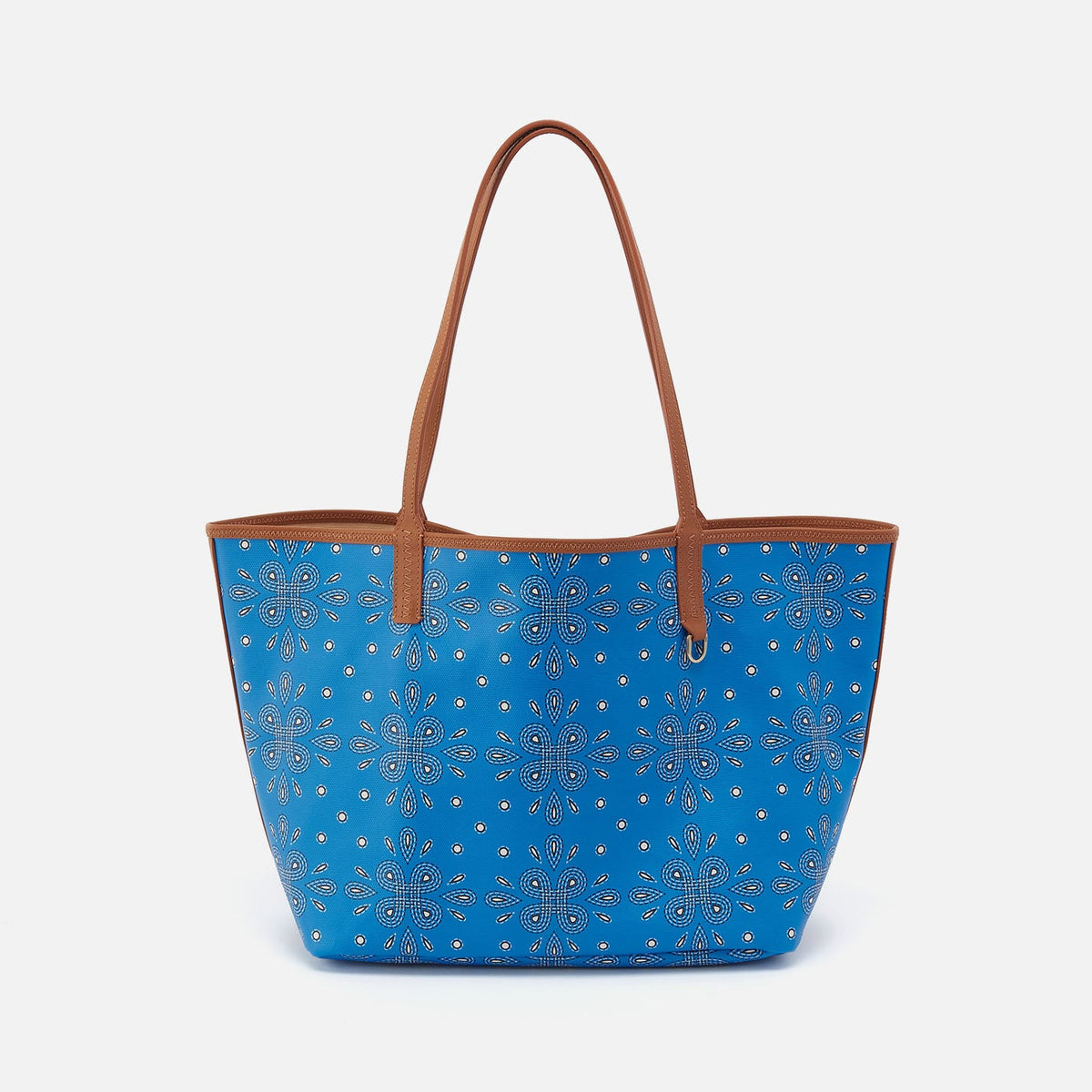 HOBO All That Tote In Coated Canvas - Blue Journey Bandana