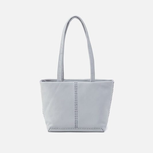 HOBO Austin Tote In Pebbled Leather - Blue Pearl