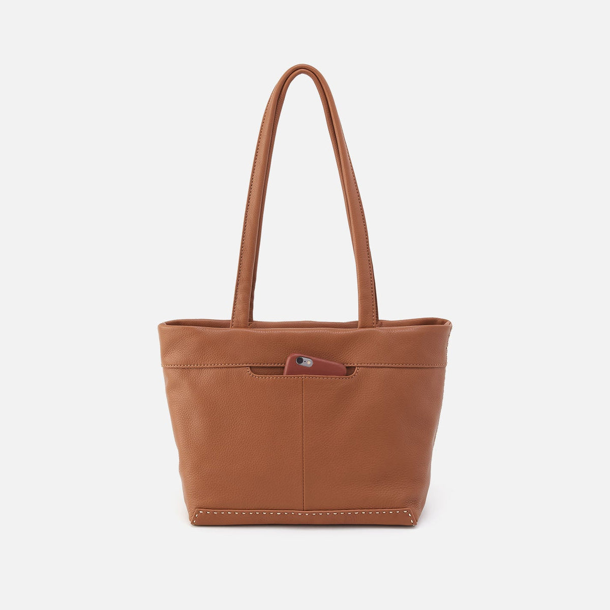 HOBO Austin Tote In Pebbled Leather - Warm Honey