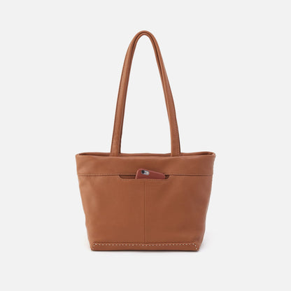 HOBO Austin Tote In Pebbled Leather - Warm Honey