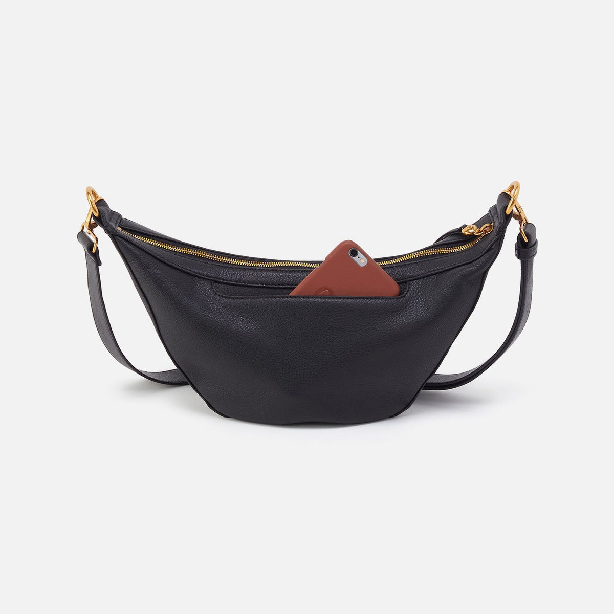 HOBO Carmen Sling In Pebbled Leather - Black