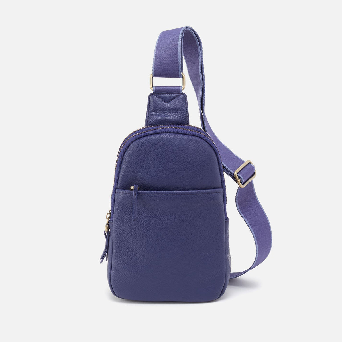 HOBO Cass Sling In Pebbled Leather - Dark Iris