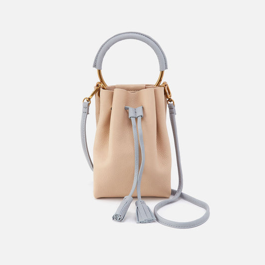 HOBO Eden Phone Crossbody In Pebbled Leather - Linen