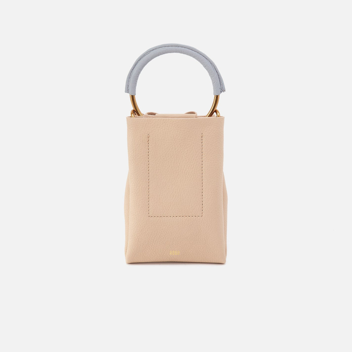 HOBO Eden Phone Crossbody In Pebbled Leather - Linen