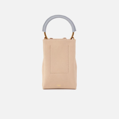 HOBO Eden Phone Crossbody In Pebbled Leather - Linen