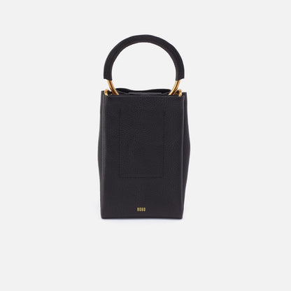 HOBO Eden Phone Crossbody In Pebbled Leather - Black