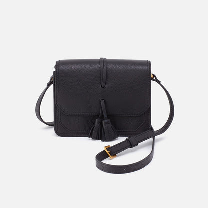 HOBO Eden Small Crossbody In Pebbled Leather - Black