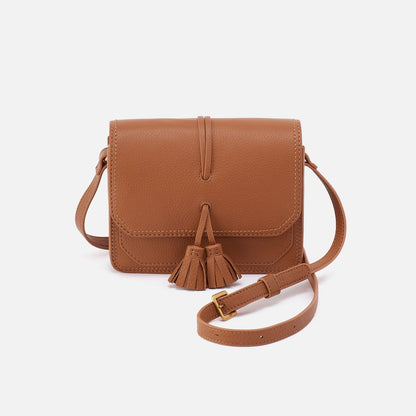 HOBO Eden Small Crossbody In Pebbled Leather - Warm Honey