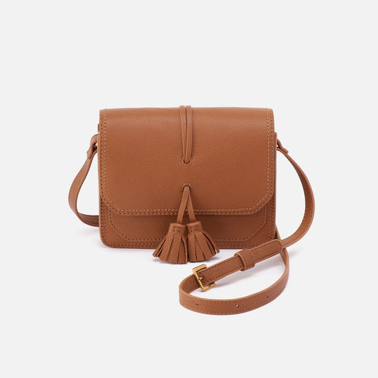 HOBO Eden Small Crossbody In Pebbled Leather - Warm Honey
