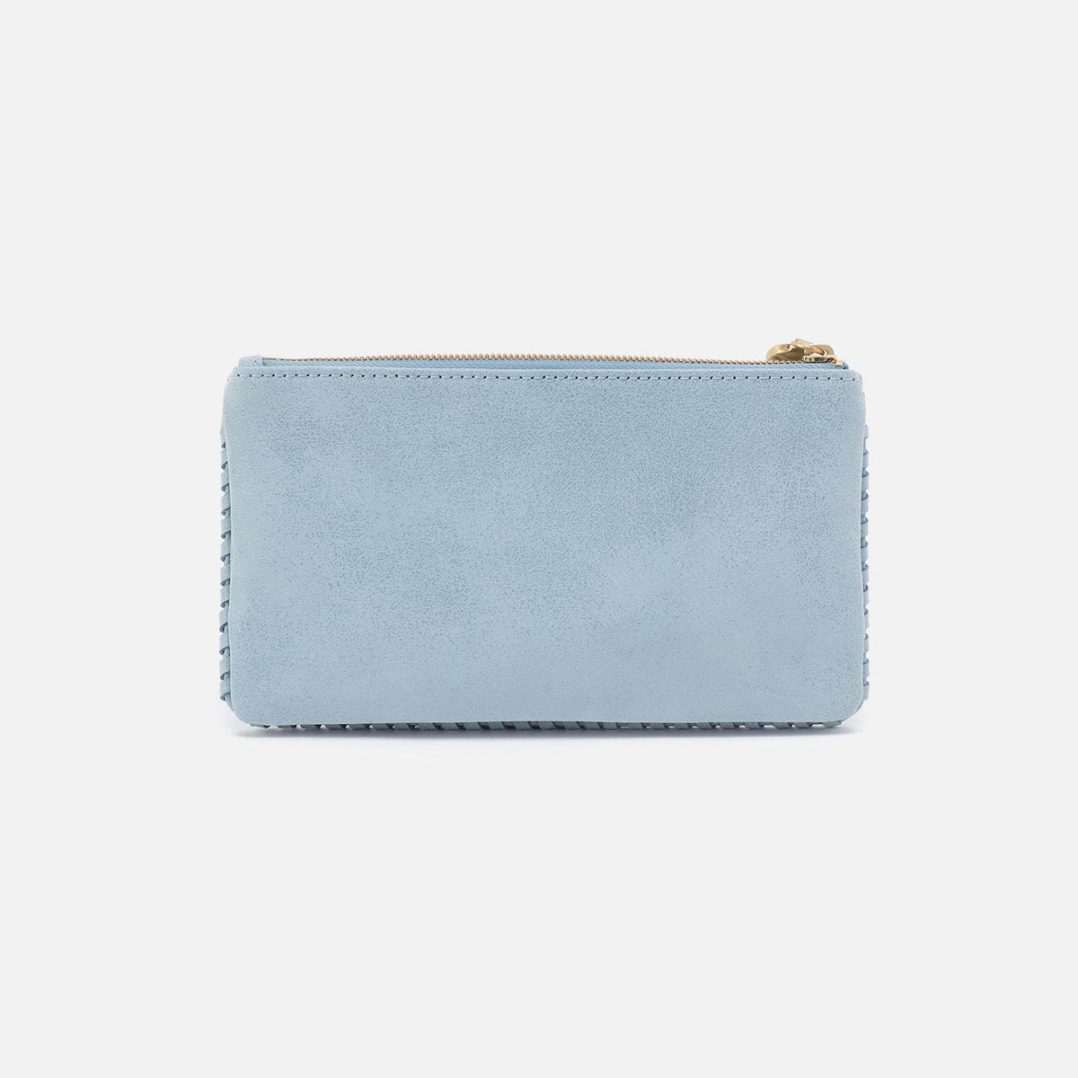 HOBO Foray Large Wallet In Buffed Leather - Sky
