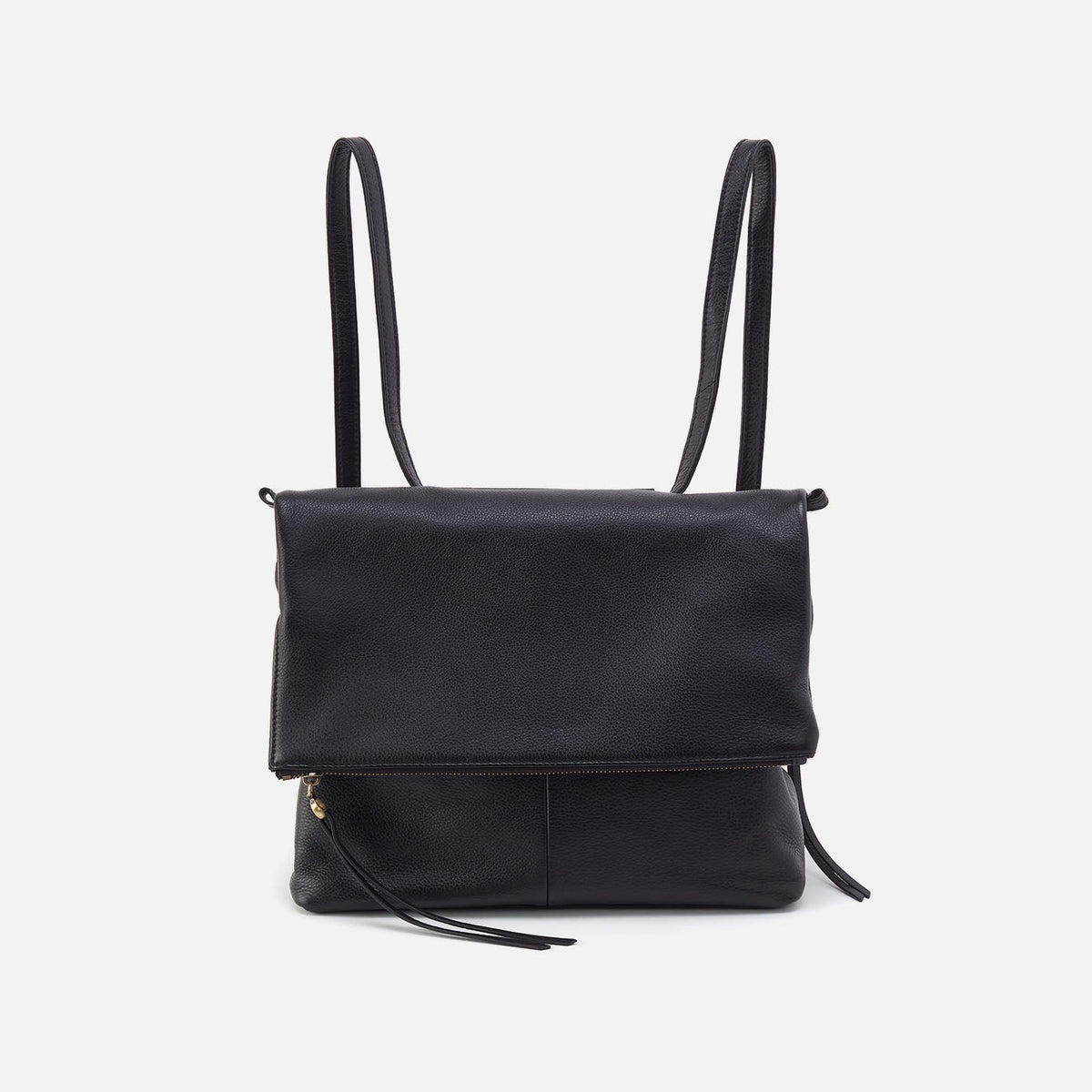 HOBO Grant Backpack In Pebbled Leather - Black