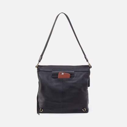 HOBO Grant Backpack In Pebbled Leather - Black