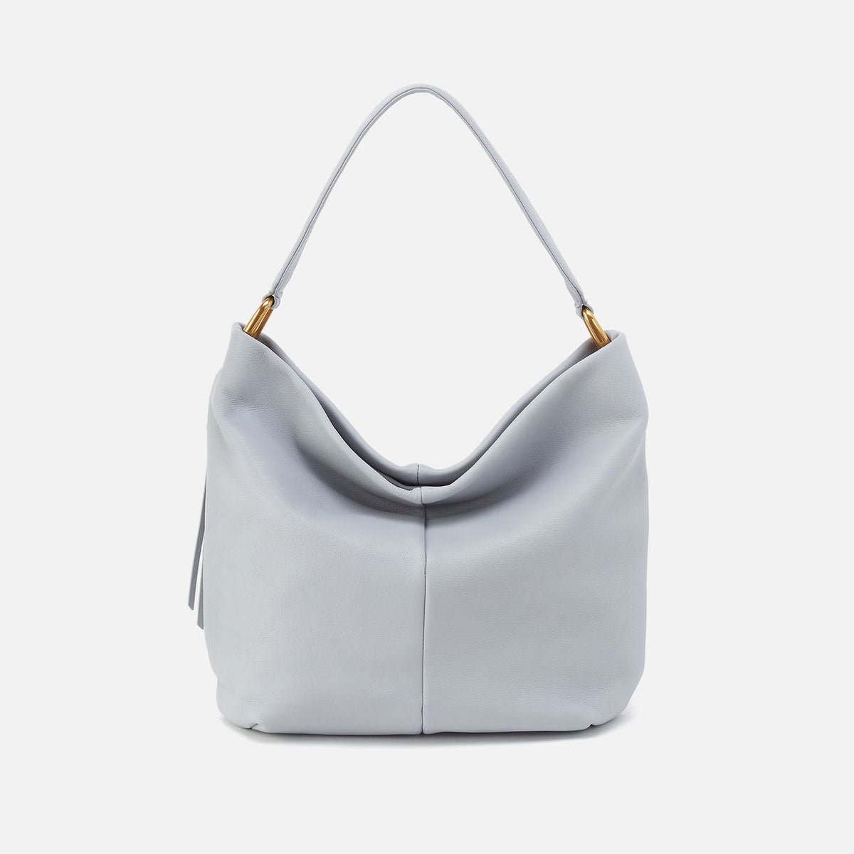 HOBO Harley Hobo In Pebbled Leather - Blue Pearl