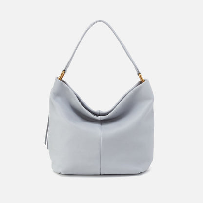 HOBO Harley Hobo In Pebbled Leather - Blue Pearl