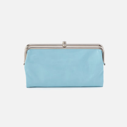HOBO Lauren Clutch-Wallet In Polished Leather - Stratosphere