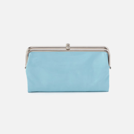 HOBO Lauren Clutch-Wallet In Polished Leather - Stratosphere