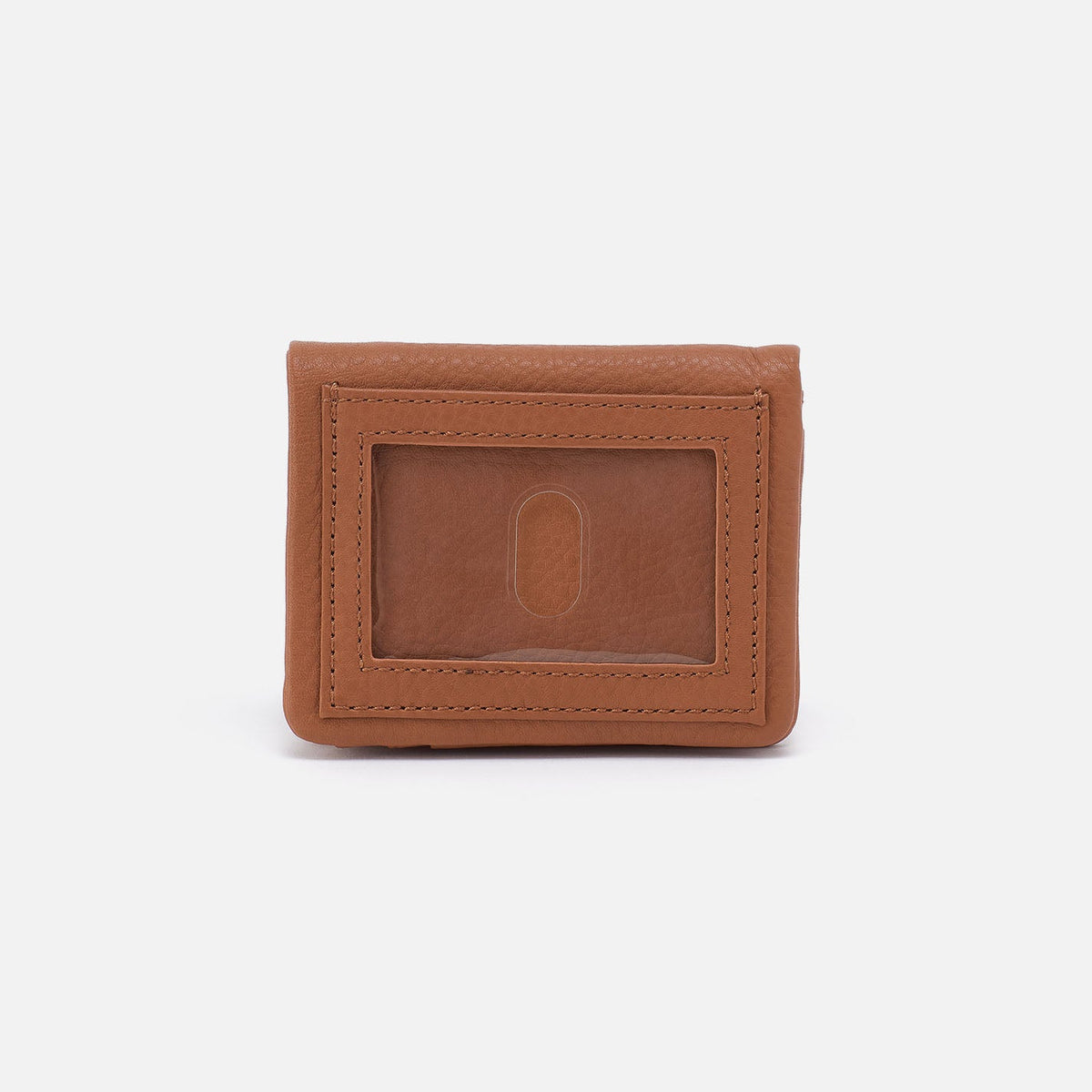 HOBO Lumen Mini Wallet In Pebbled Leather - Warm Honey