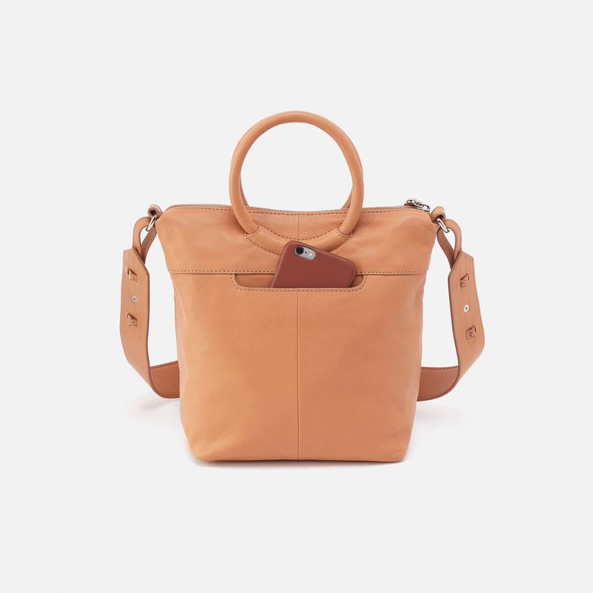 HOBO Maggie Crossbody In Smooth Leather - Doe