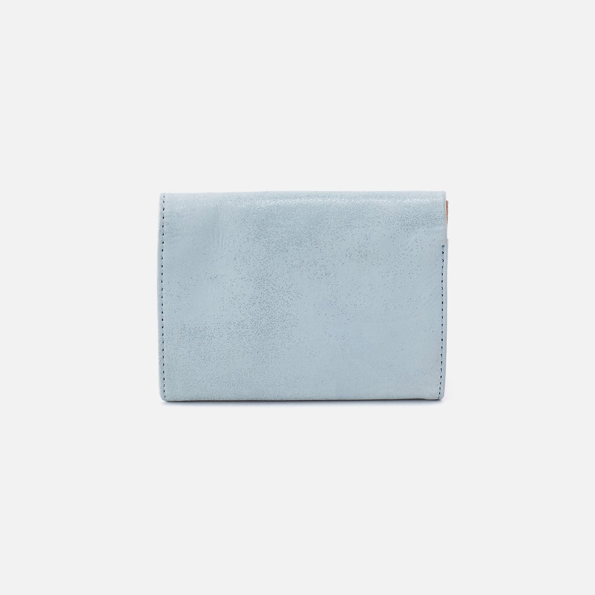 HOBO Robin Compact Wallet In Buffed Leather - Sky