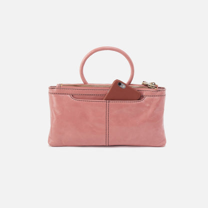HOBO Sable Crossbody In Polished Leather - Rose