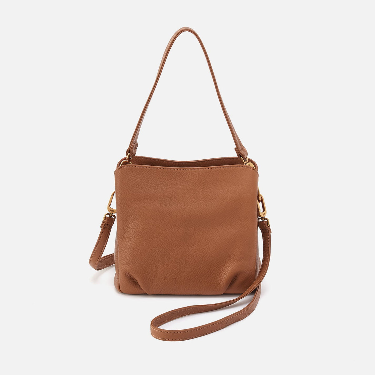 HOBO Starr Convertible Shoulder Bag in Pebbled Leather - Warm Honey