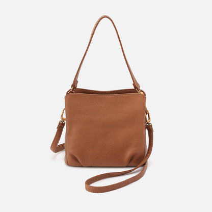 HOBO Starr Convertible Shoulder Bag in Pebbled Leather - Warm Honey