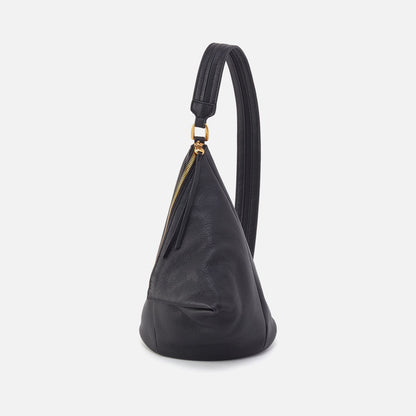 HOBO Sway Small Sling In Pebbled Leather - Black