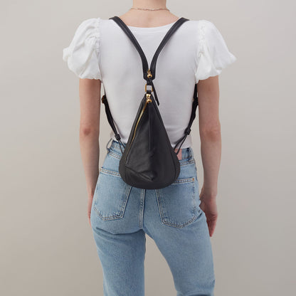 HOBO Sway Small Sling In Pebbled Leather - Black