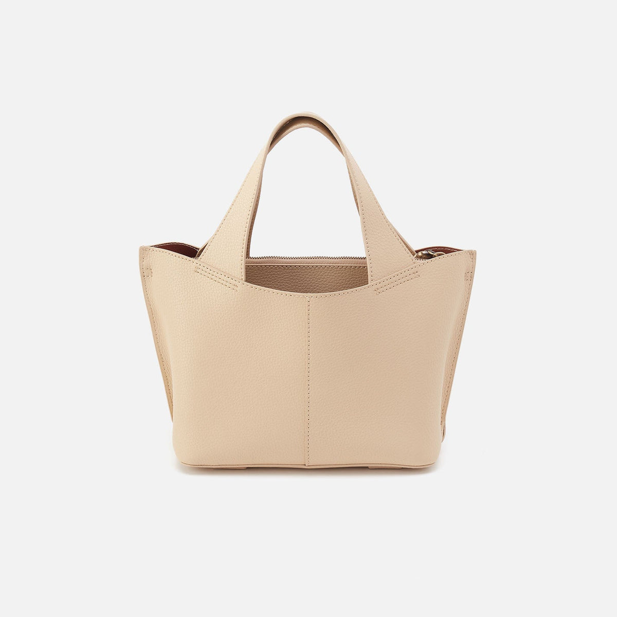 HOBO Vida Small Tote in Micro Pebbled Leather - Almond