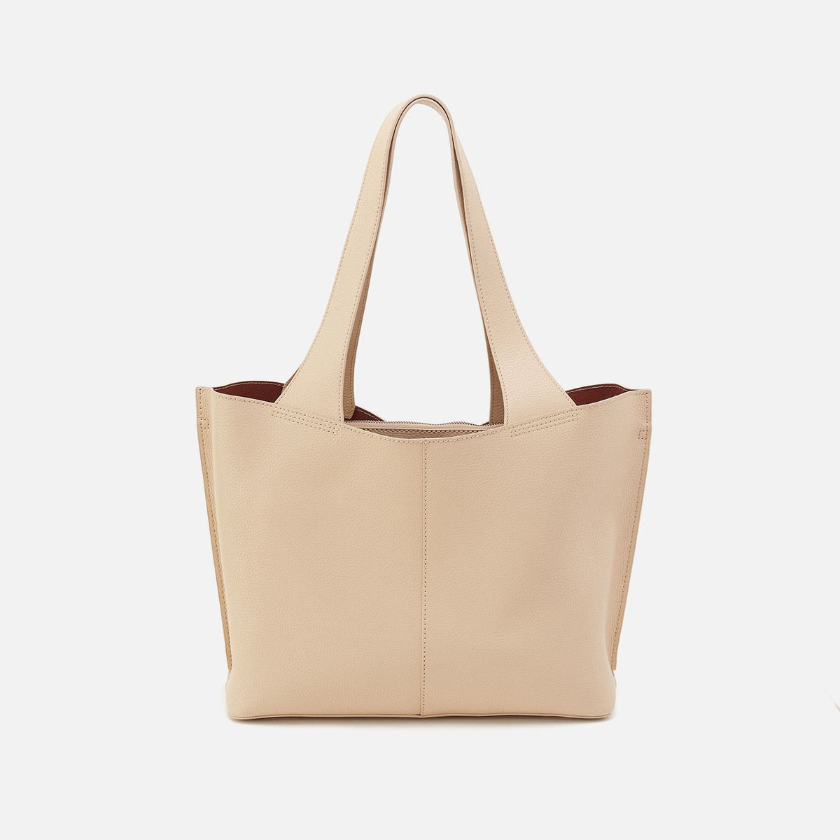 HOBO Vida Tote in Micro Pebbled Leather - Almond
