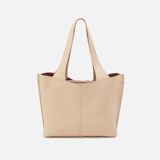 HOBO Vida Tote in Micro Pebbled Leather - Almond