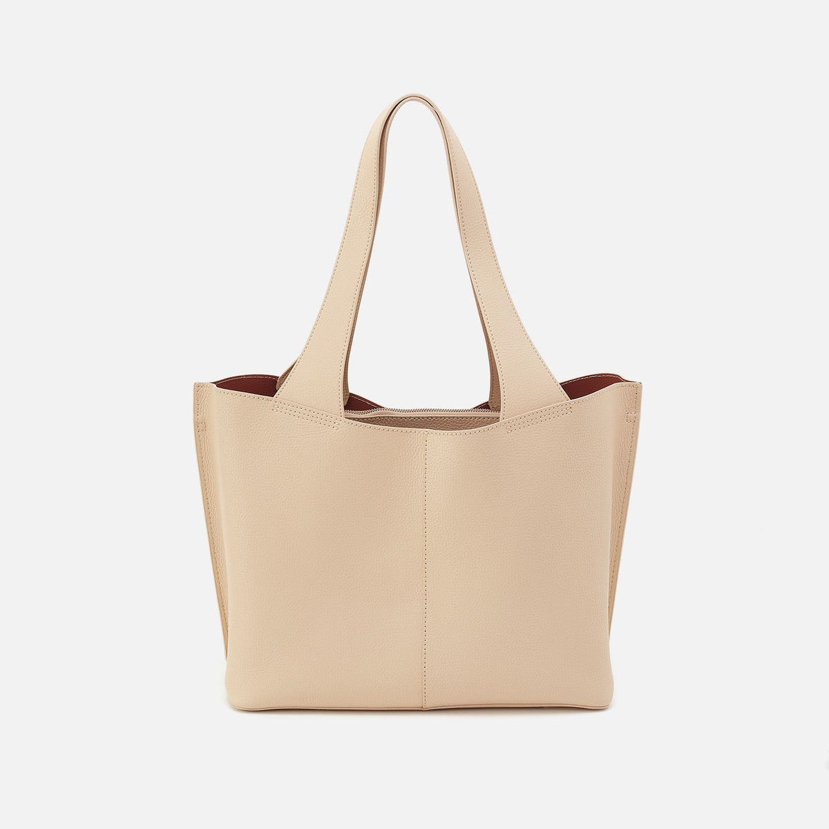 HOBO Vida Tote in Micro Pebbled Leather - Almond