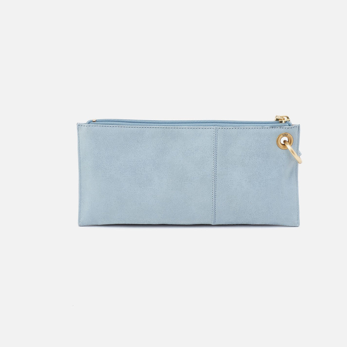 HOBO Vida Wristlet In Buffed Leather - Sky