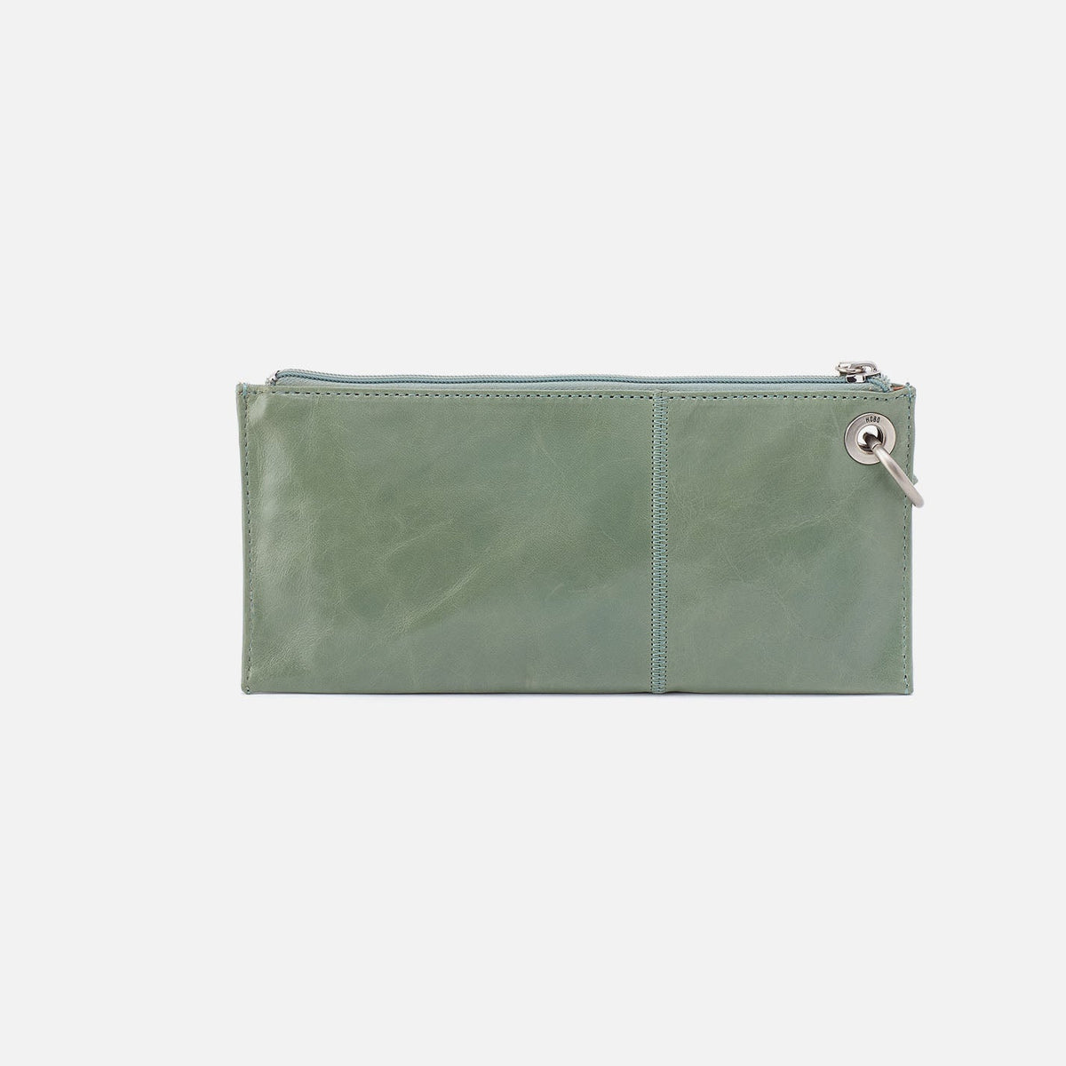 HOBO Vida Wristlet In Polished Leather - Jade