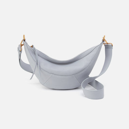 HOBO Carmen Sling In Pebbled Leather - Blue Pearl