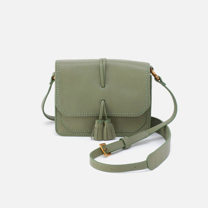 HOBO Eden Small Crossbody In Pebbled Leather - Watercress