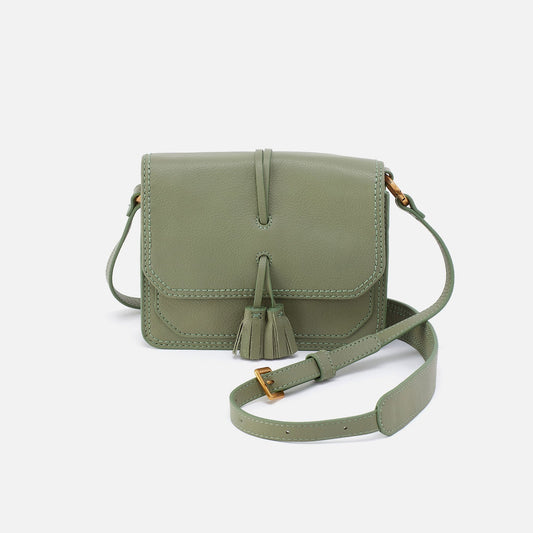 HOBO Eden Small Crossbody In Pebbled Leather - Watercress