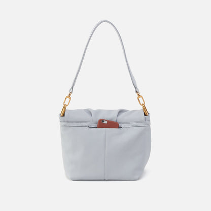 HOBO Harley Convertible Shoulder Bag In Pebbled Leather - Blue Pearl
