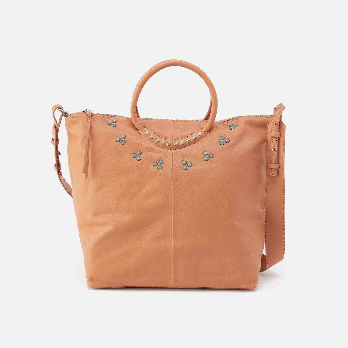 HOBO Maggie Satchel In Smooth Leather - Doe