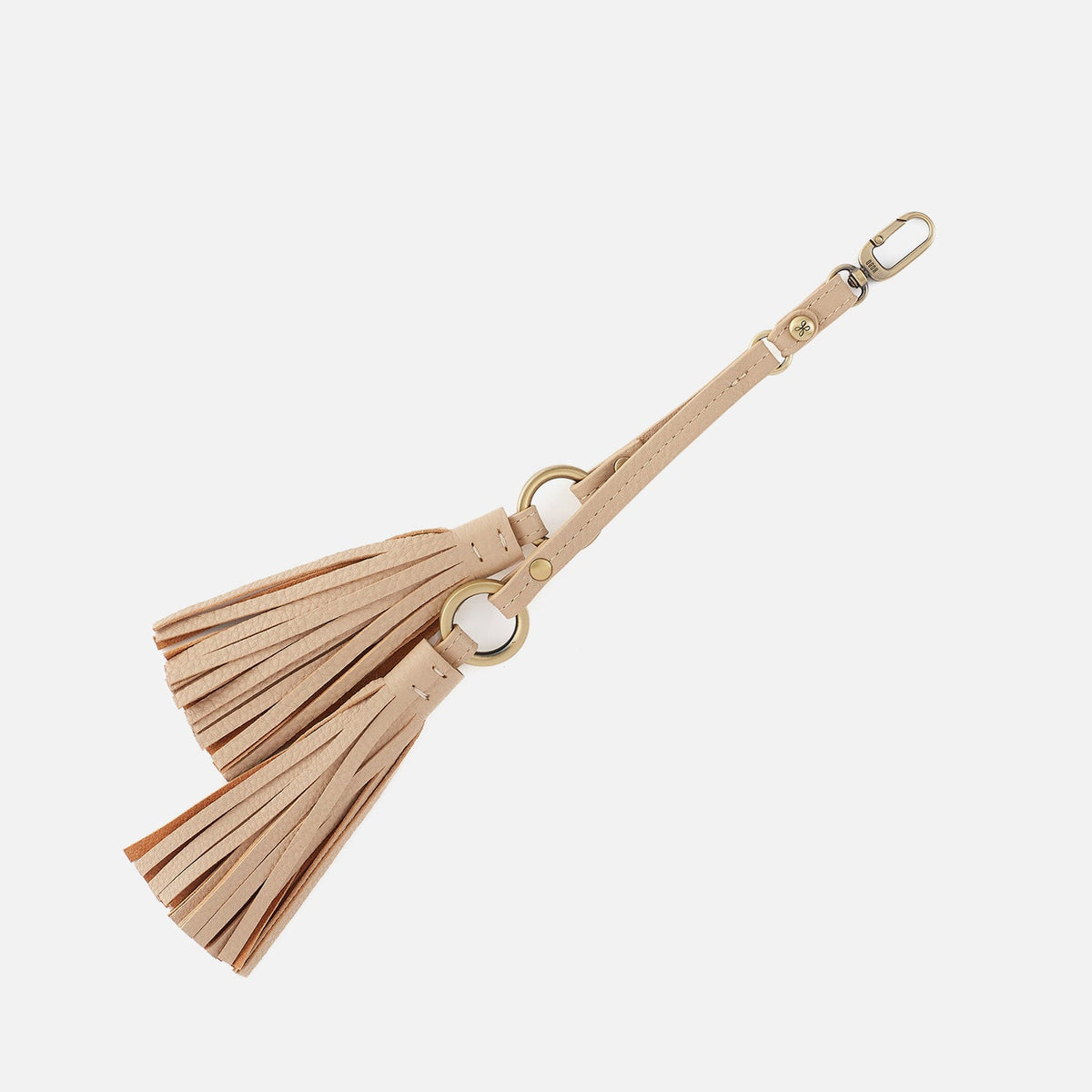 HOBO Ring Tassel Swag in Pebbled Leather - Linen