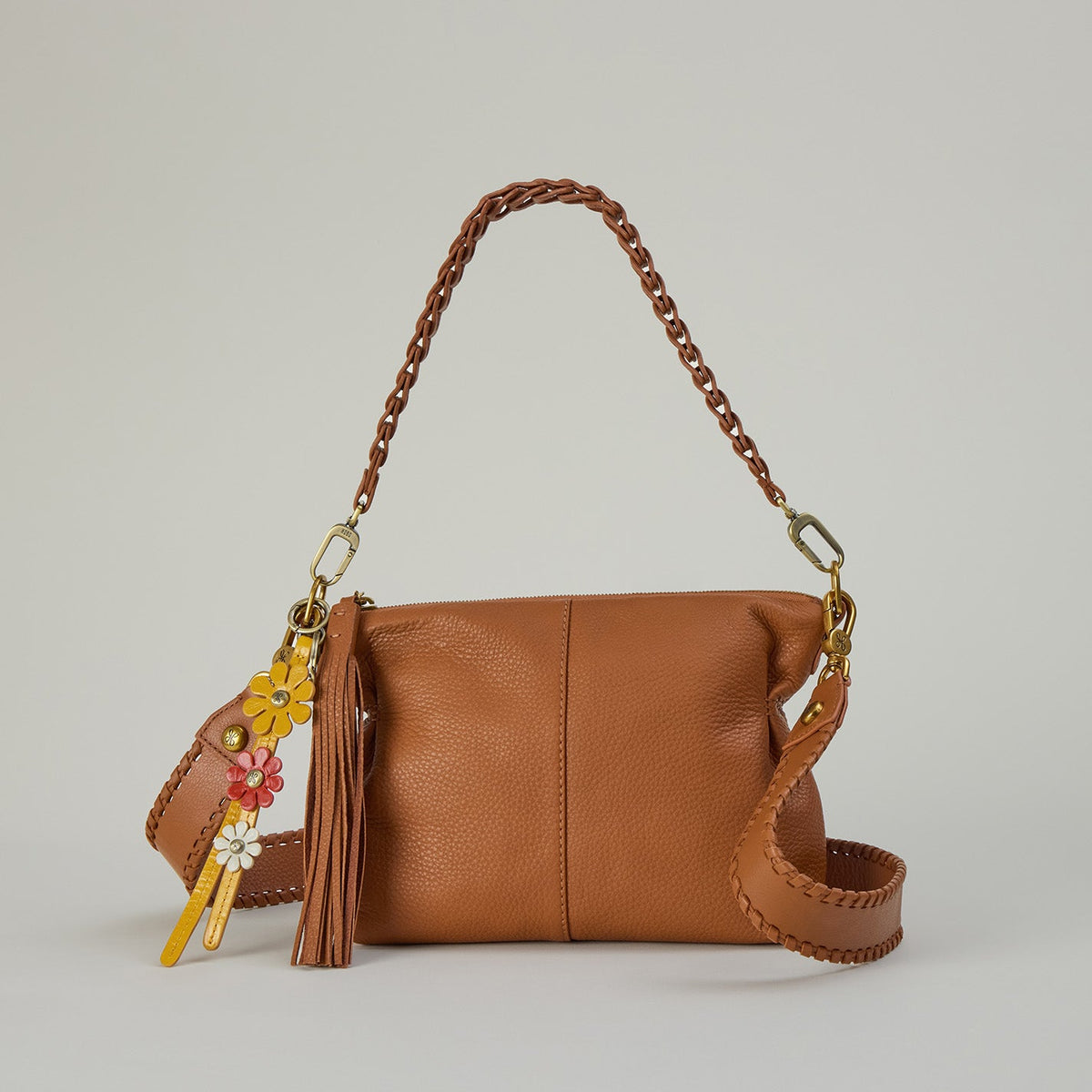 HOBO Kori Crossbody In Pebbled Leather - Warm Honey