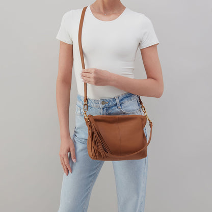 HOBO Kori Crossbody In Pebbled Leather - Warm Honey