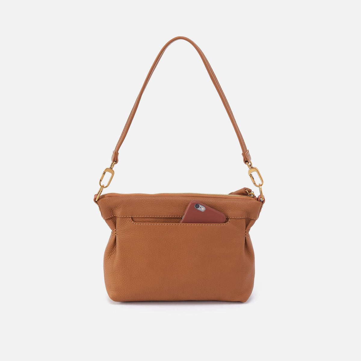HOBO Kori Crossbody In Pebbled Leather - Warm Honey