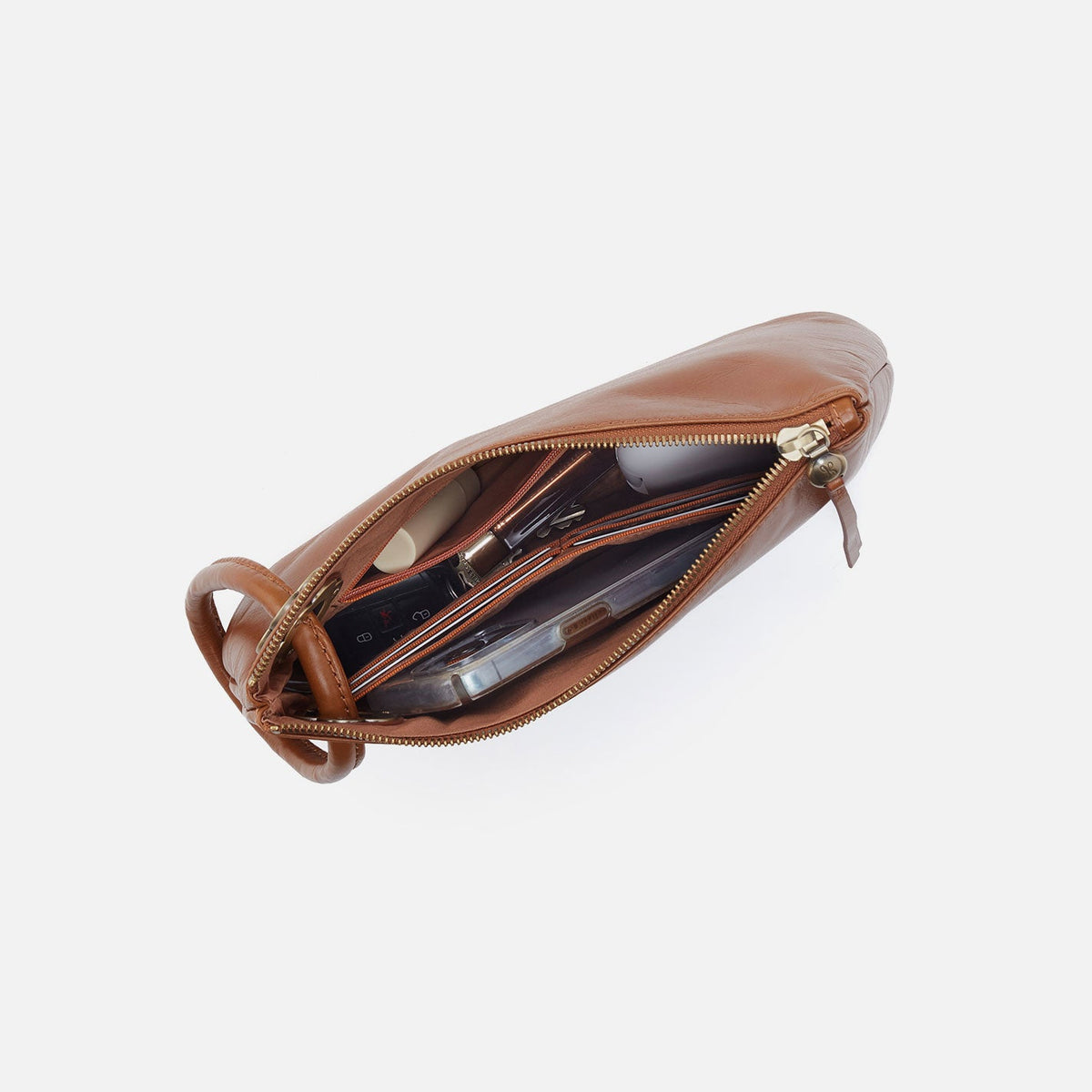 HOBO Daisy Daze Large Wristlet In Polished Leather - Lily