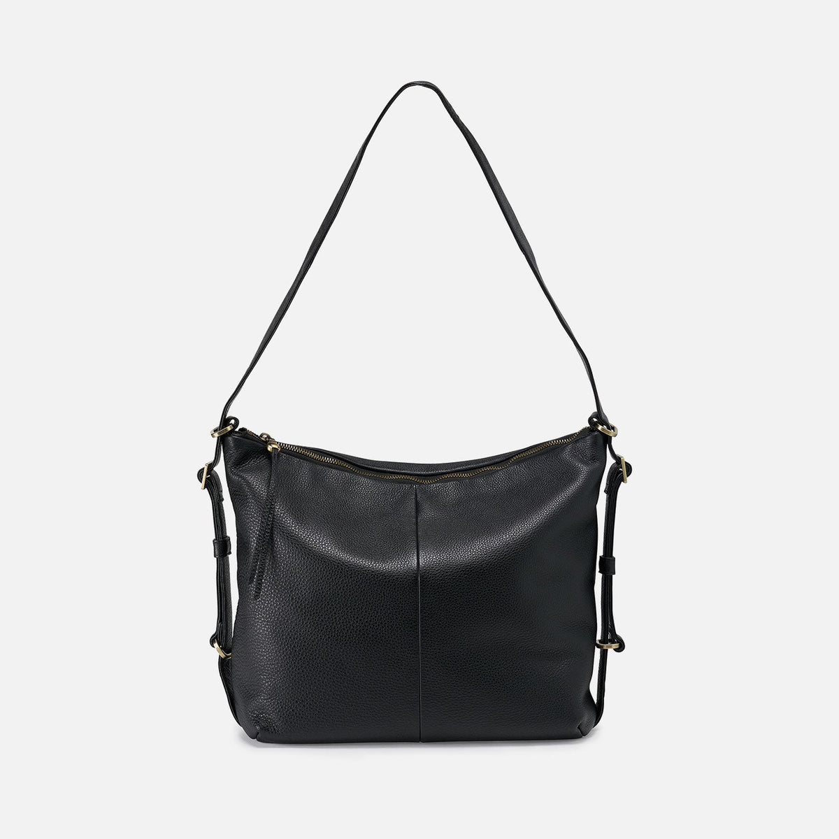 HOBO Emily Convertible Backpack In Pebbled Leather - Black
